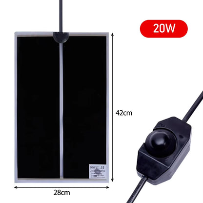 5-35W Terrarium Reptiles Heat Mat Climbing Pet Heating Warm Pads Adjustable Temperature Controller Mats Reptiles Supplies EU