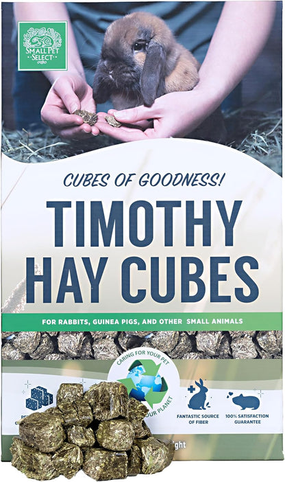 - Straight Timothy Hay Cubes - 100% All Natural Timothy Hay, Not Blended - Delivered Fresh, Guarantee, (5 Lb)