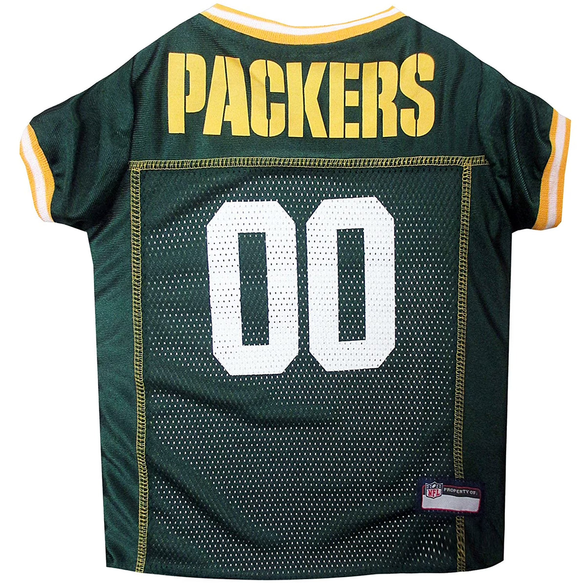 NFL Green Bay Packerslicensed Mesh Jersey for Dogs and Cats - Extra Small