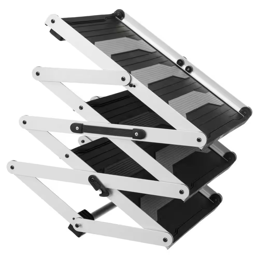 Heavy-Duty Foldable Aluminum Pet Steps