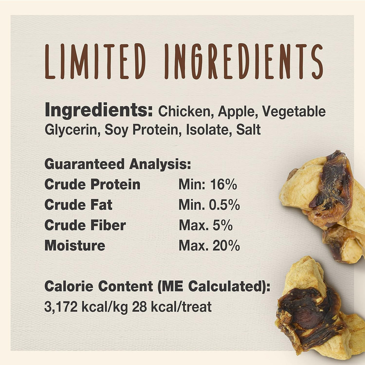 Gourmet Chicken & Apple Wrapped Biscuits Dog Treats, 28 Oz