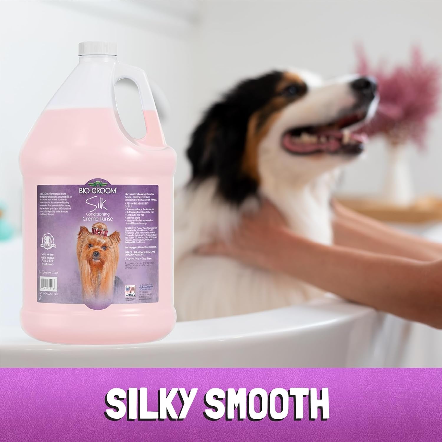 Silk Creme Rinse Dog Hair Conditioner, 5 Gallons