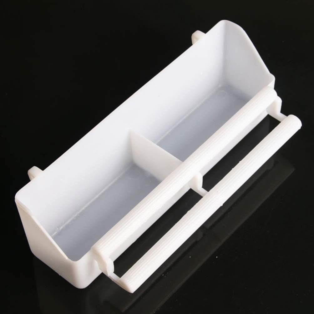 6 Pcs Bird Feeder - Plastic Bird Cage Accessories for Parrot & Small Birds