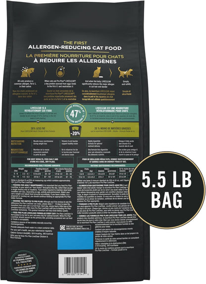 Purina Pro Plan Liveclear Allergen Reducer Cat Food Weight Control, 5.5 Lb